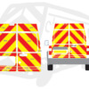 Ford Transit Connect HR 02-13 Type C Chevron Kit