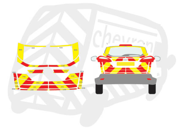Ford Focus 11-18 Type B Chevron Kit