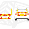 Mercedes E Class 03-09 Type B Chevron Kit