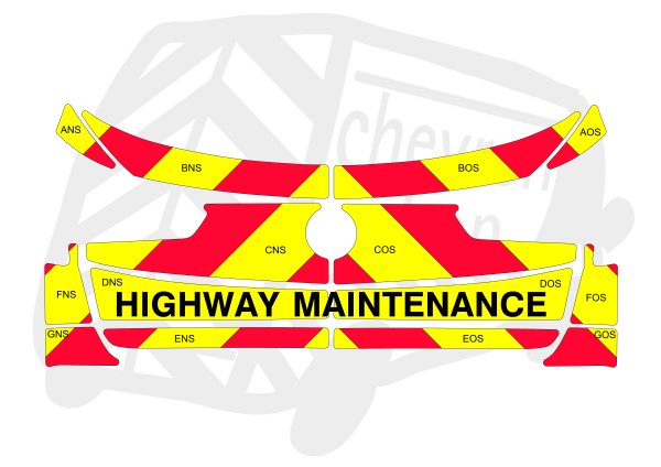 Vauxhall Mokka 2022-PR Type A HM Chevron Kit