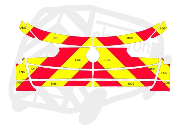 Vauxhall Mokka 2022-PR Type A Chevron Kit