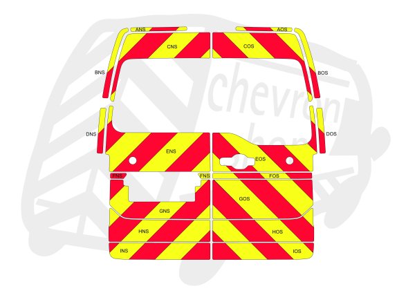 Nissan Interstar 2024-Present B Chevron Kit